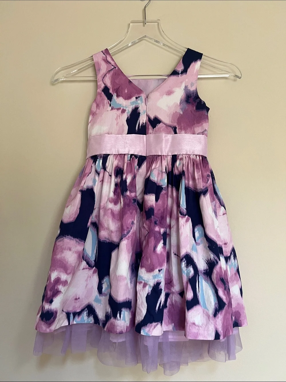 Gymboree Girls Watercolor Floral Print Dress 5T